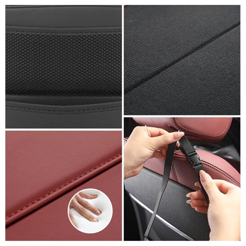 Car Seat Organizer Pocket PU Auto Seat Storage Bag Interior Accessories For BMW G30 G20 F30 F10 6GT 3GT X1X2X3X4X5X6X7 Universal