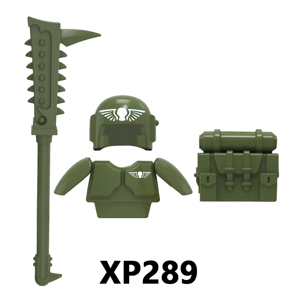 KT1037 Building Blocks Action Figures XP286 XP287 XP288 XP289 XP290 XP291 Bricks Accessories Children Toys Decoration Montessori