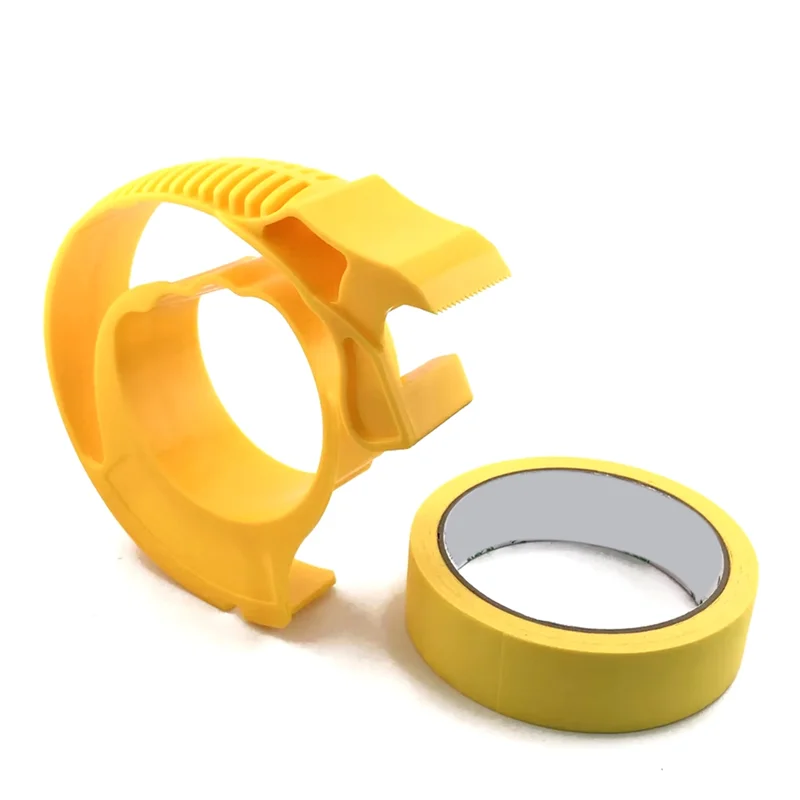 

【GIFT】Masking Tape Dispenser Adhesive Tape With Tape Cutting Tool For Repair And Beautify Crack In Tile