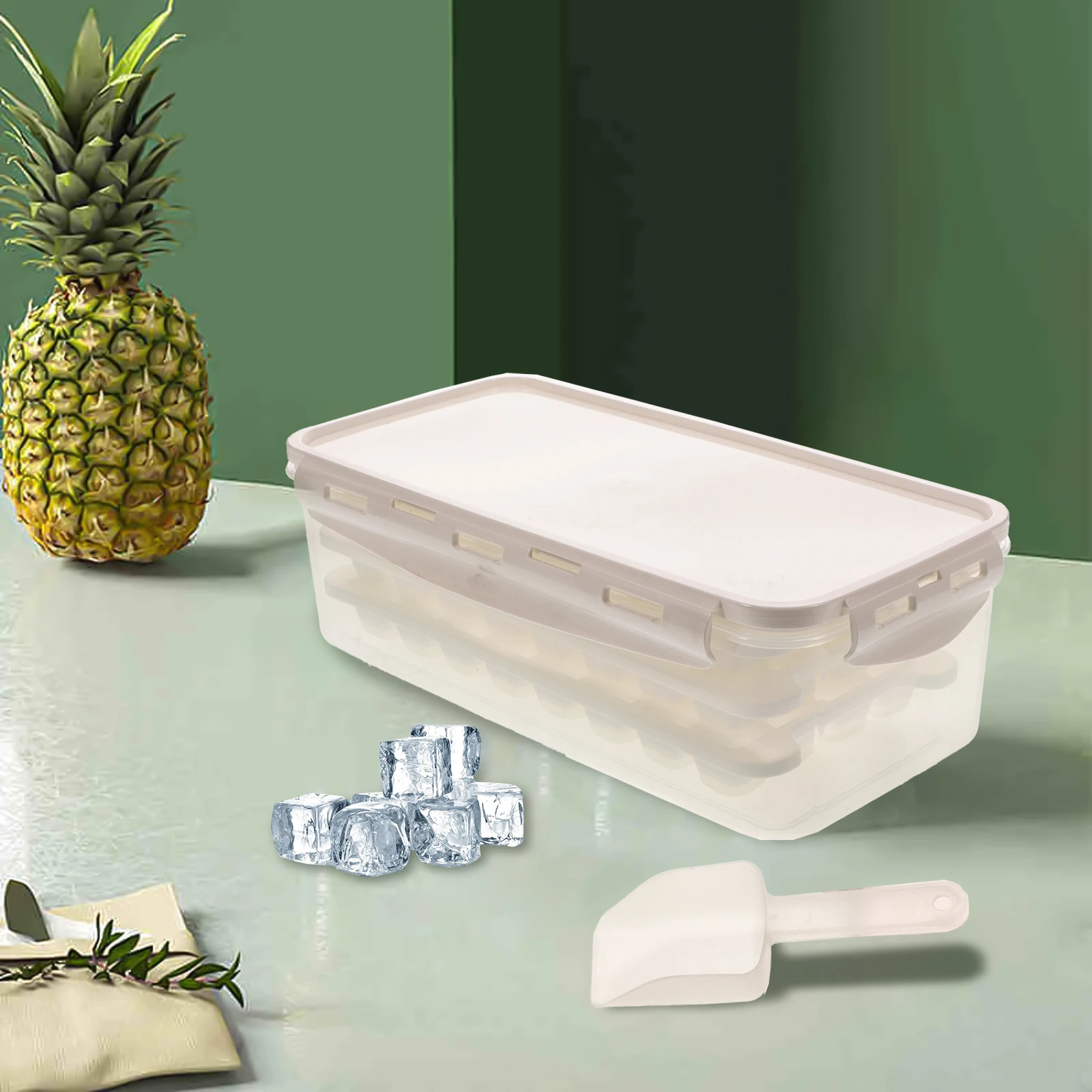 

Ice Box Mold Cube Molds Silicone Tray Trays Silicones Coolers Buckets Making Kitchen Cream Reusable