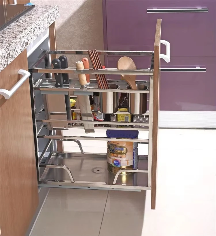 sv-China Suppliers Best Selling Stainless Steel Kitchen Cabinet Design Pull Out Sliding Basket！