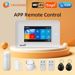 TUYA Smart Security Alarms For Home WIFI Wireless Home Alarm APP Remote Control Compatible With Alexa House Alarm Systems