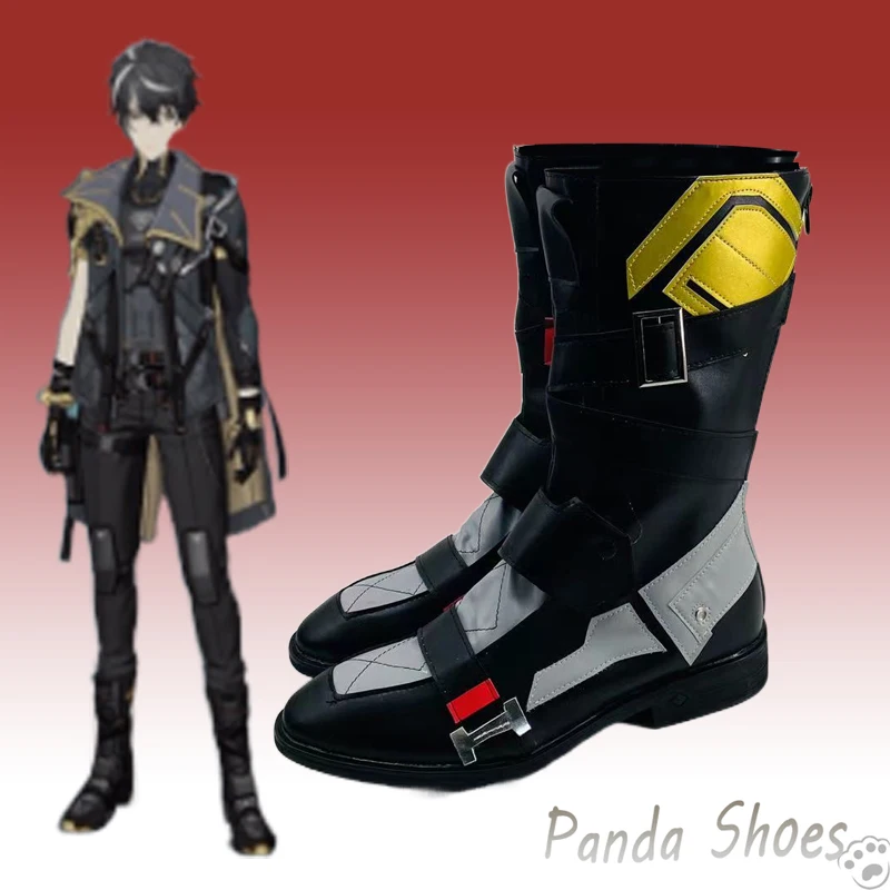 Game Eye of Deep Space Jackal Cosplay Shoes Anime Game Cos Comic Cosplay Costume Prop Shoes for Con Halloween Party