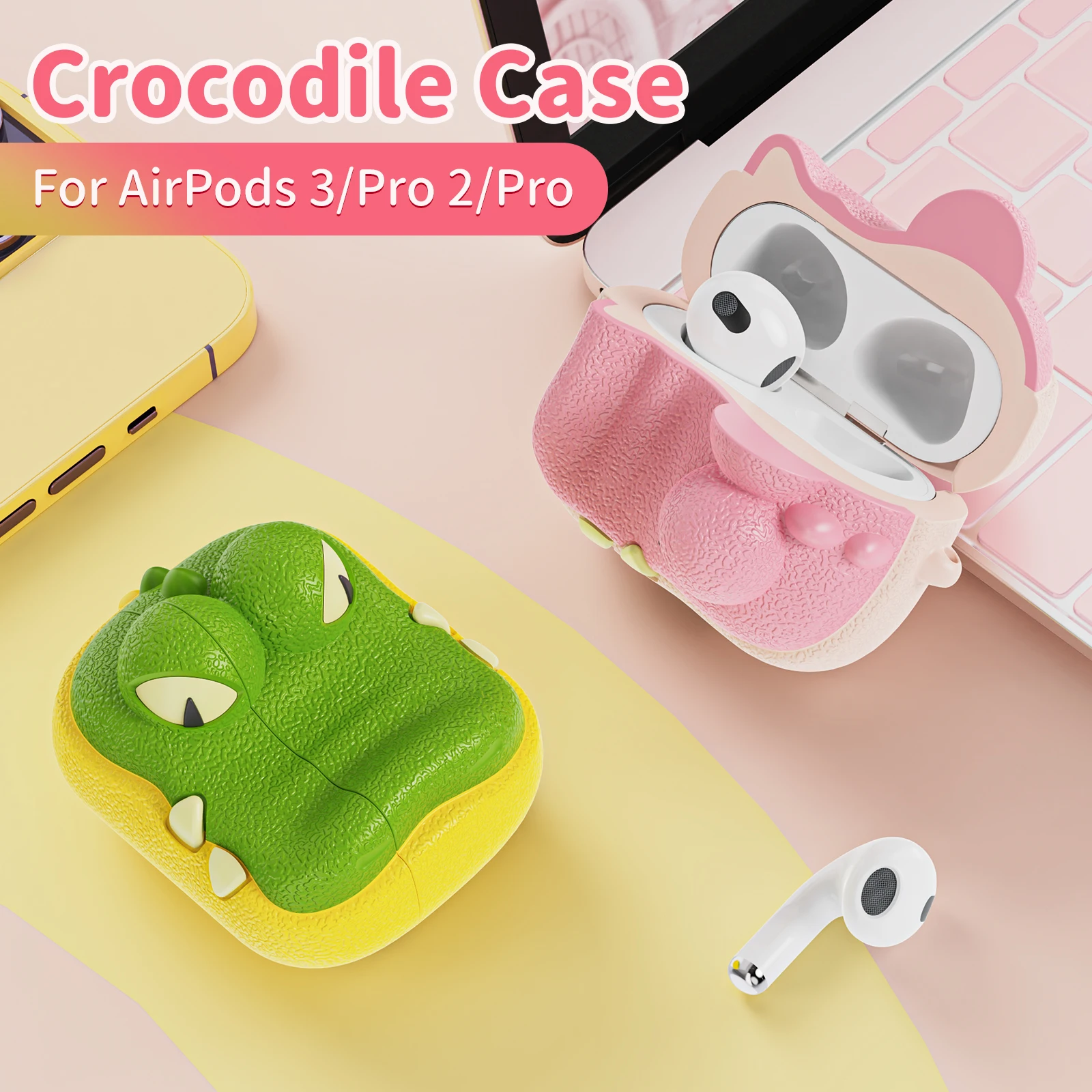 

Soft Silicone Cases For Apple Airpods Pro 2 Protective Wireless Earphone headset Cover For Apple Airpods 3 Charging Box Bags