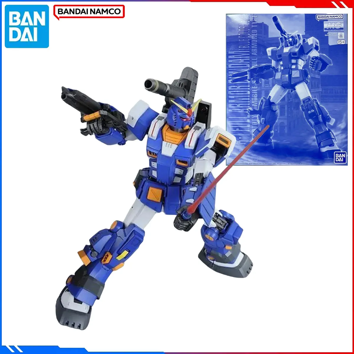 

Genuine Bandai Original Gundam Figure Model Kits MG 1/100 Anime Figures FA-78-1 FULL ARMOR GUNDAM Action Model Christmas Toys