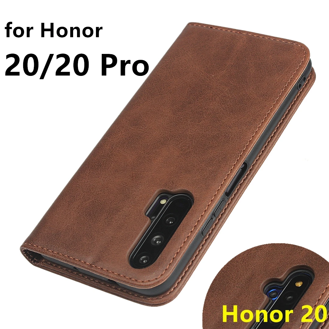 Leather case for Huawei Honor 20 Flip case card holder Holster Magnetic attraction Cover Case for Huawei Honor 20 Pro Honor20