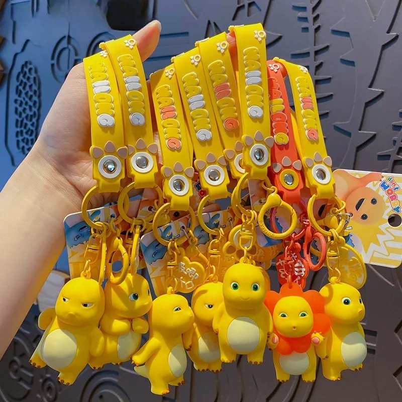 

Hot New Cartoon Milk and Dragon Keychain Kawaii Schoolbag Decorative Pendant As A Birthday Gift for Your Girlfriend