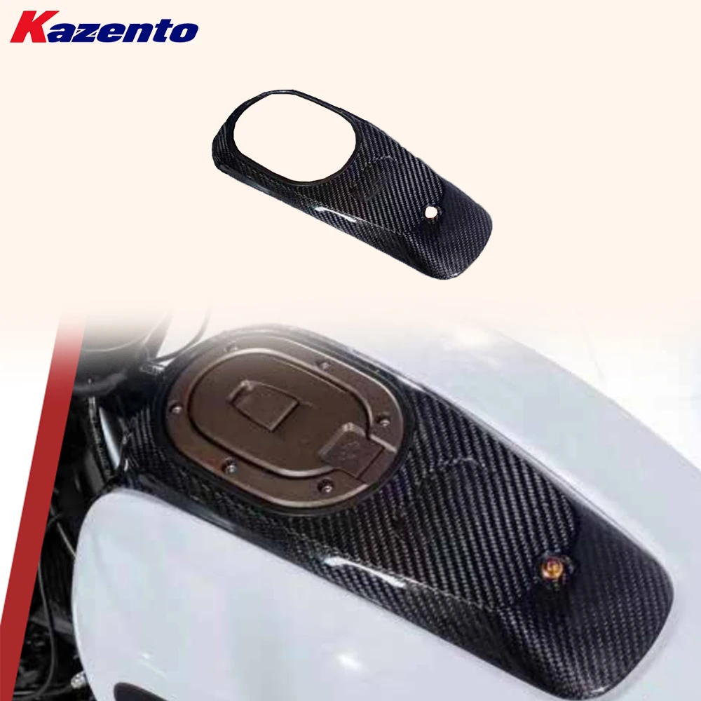 For Harley Davidson Sportster S 21-26 Dry Carbon Fiber OE Style Fuel Tank Cover