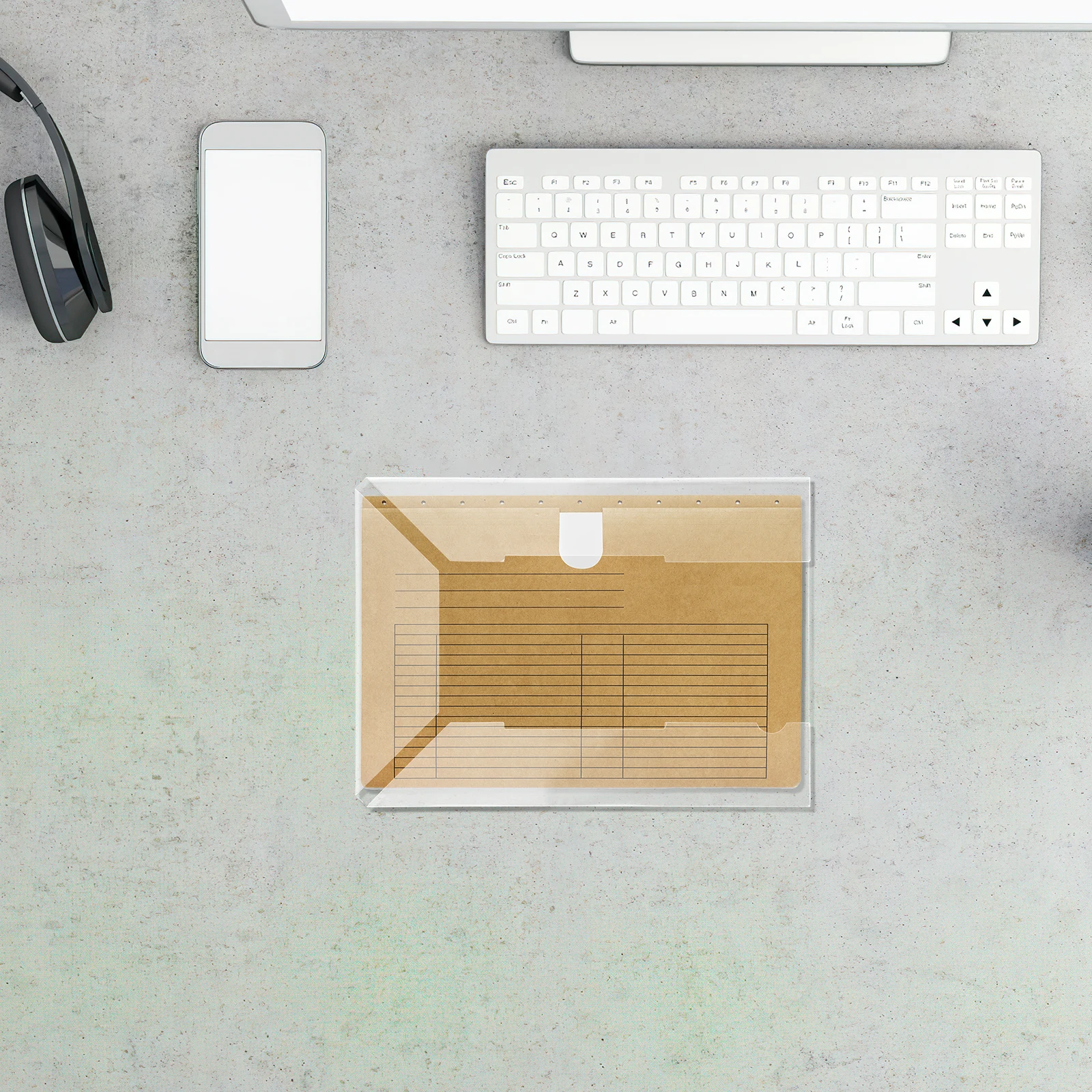 

2pcs A5 PVC Transparent Document Storage Folders File Holders for Office Study Paper ganizer Practical Bags