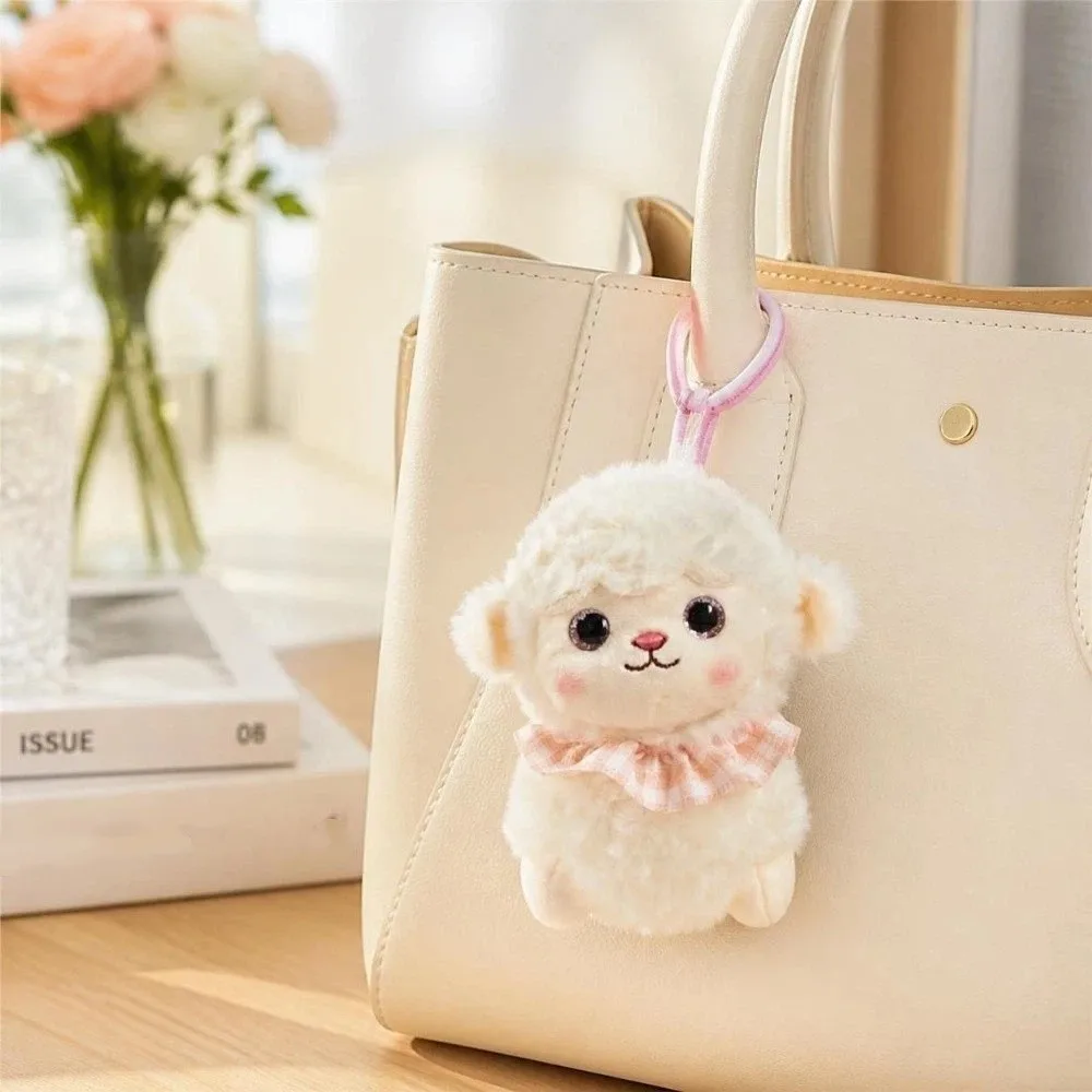 Unique Bag Hanging Sheep Keychain Ornaments Lamb New Year Sheep Charms Decorations Fluffy Lamb Pendant Backpack Decor