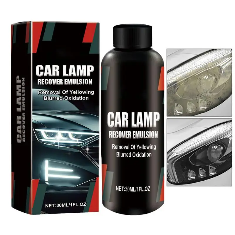 

Car Headlight Restoration Polishing Kits Headlamp Scratch Remover Repair Cleaning Paste Remove Oxidation Headlight Polish Liquid