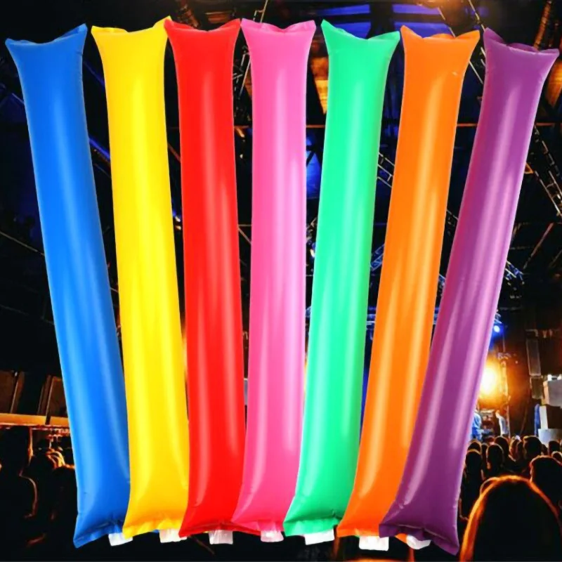 5-10PCS Colorful Inflatable Fuel Stick Toy Cheerleading And Blessing Props For Sports Events Concerts Parties Etc Supplies Toy