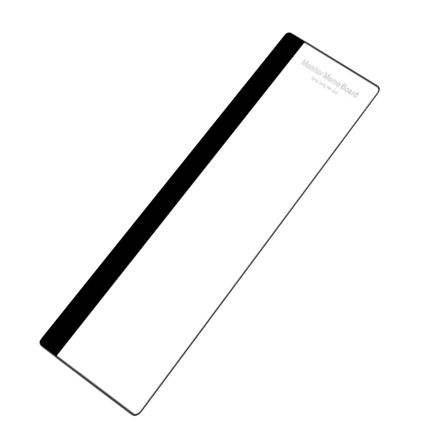 2PCS Acrylic Monitor Message Memo Board for Sticky Notes Tabs Desktop Computer PC bordes bord notice board plastic Holder