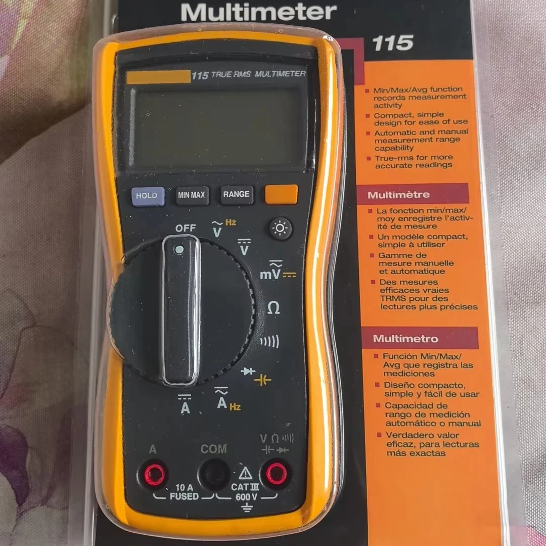 

Оригинальный новый цифровой мультиметр 115-комфактный тестер истинного среднеквадратичного значения для полевых техников и устранения электрических проблем