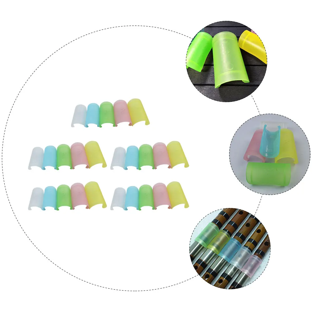 

25 Pcs Exquisite Craftsmanship Flute Films Protective Covers for Easy Install Flute Maintenance
