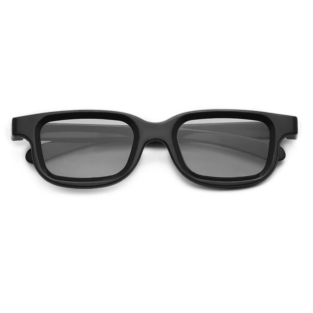 Gafas 3D pasivas polarizadas para TV 3D, cines reales para Sony Panasonic, juegos 3D y Marco de TV, 4 unidades