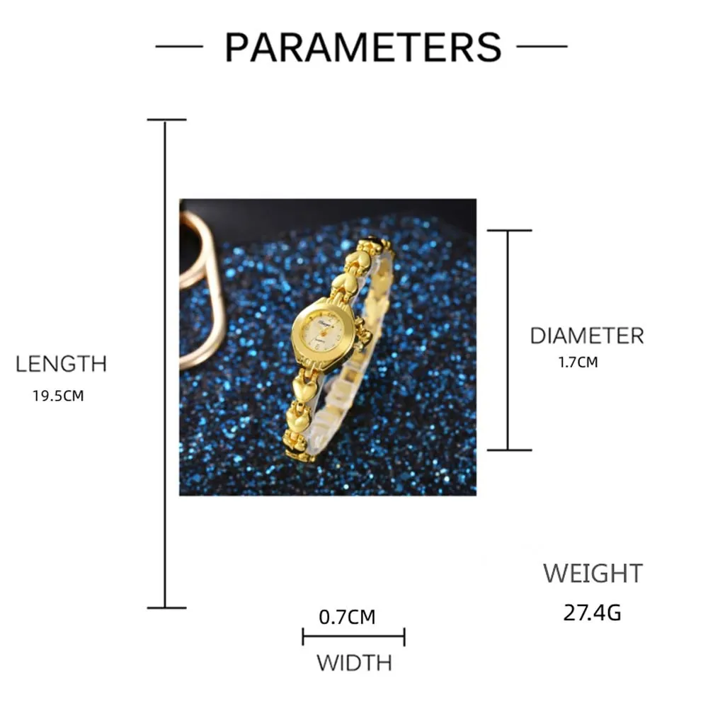 Chaoyada-ساعة سوار فولاذية نسائية ، سوار أنيق ، شكل قلب ، ساعات يد بدلاية ، أفضل هدية للإناث ، ساعة ، حبيب ، علامة تجارية