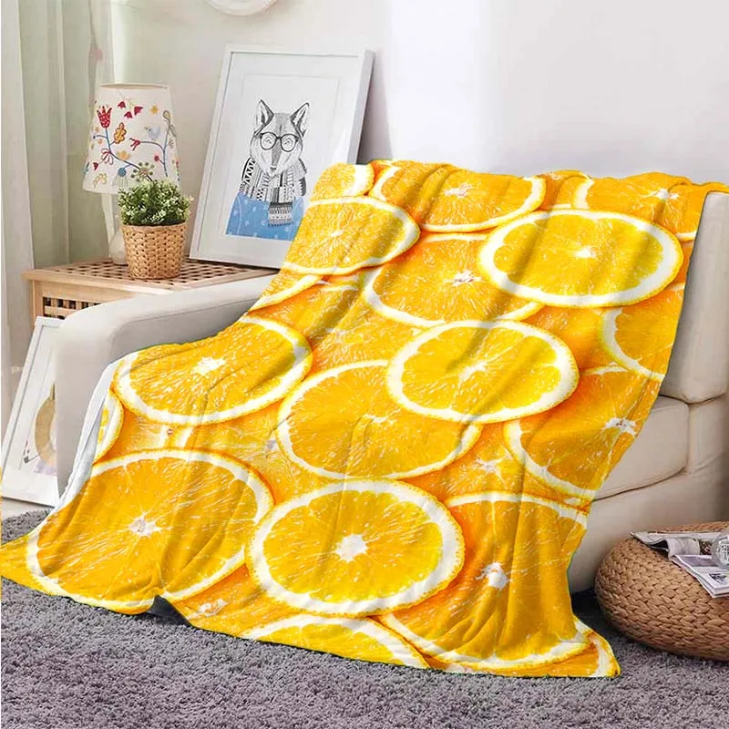 Еда фруктов каждый день держит доктора подальше! Обычные фрукты, одеяла, подарочное одеяло, одеяло для гостиной, спальни