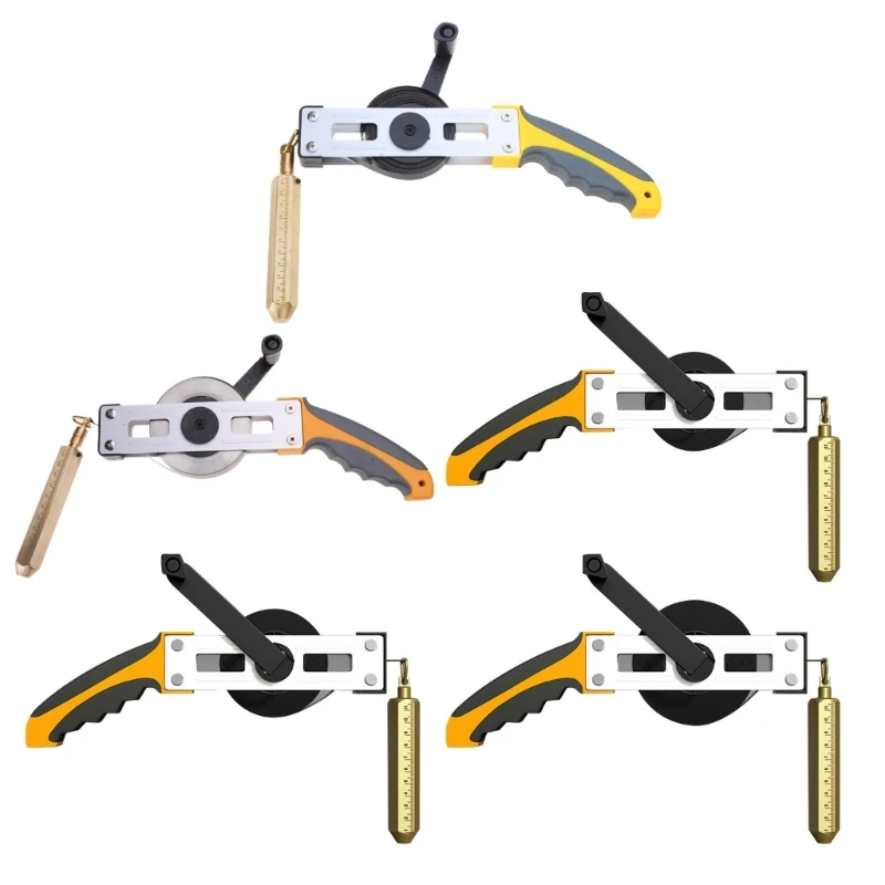 Oil Gauging Tapes 5/10/15/20/30M Measuring Ruler with Brass PlumbBob Dropship