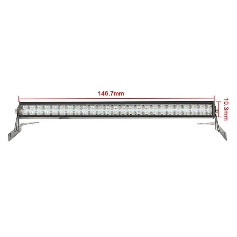

D1RC 1/10 Альпинистский фонарь в сборе Wrangler Roof Light Двухрядный прожектор SCX10 D90 TRX4 Прожектор