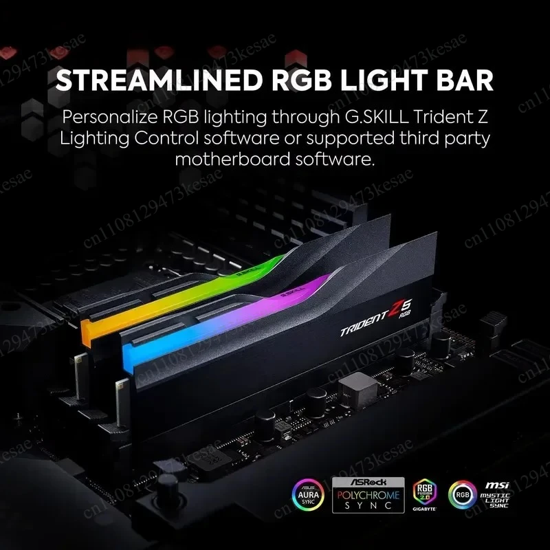 for G.SKILL Trident Z5 RGB DDR5 32GB Kit 2x16GB 6400MHz 7200MHz 7600MHz Intel XMP 3.0 Desktop Memory Module PC Gaming RAM