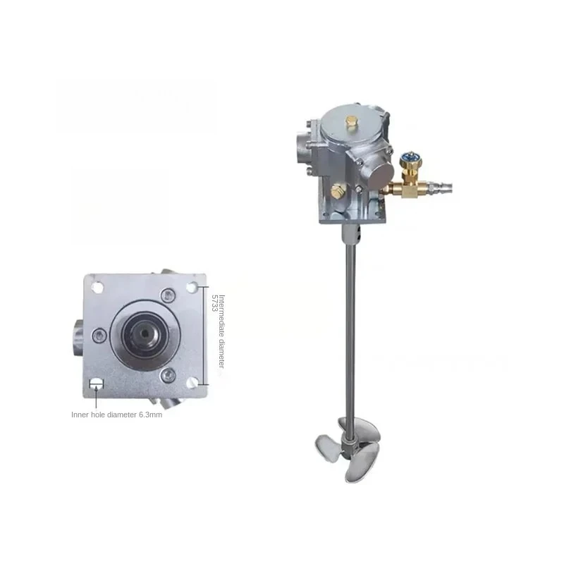 Air Agitator 1/8HP 2800RPM Pneumatic Paint Mixer for Industrial Use