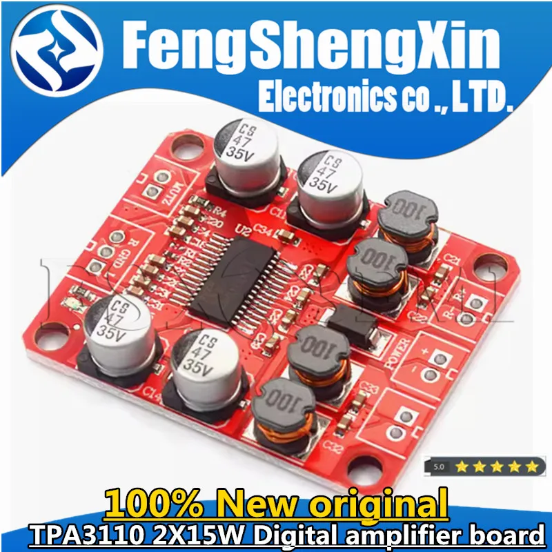 TPA3110 TPA3110D2 2X15W Digital amplifier board Dual channel stereo amplifier module