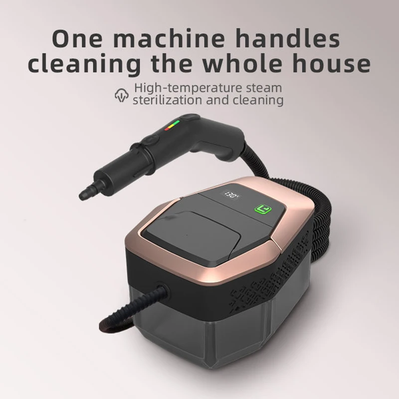 105℃ High Temperature Pressurized Steam Cleaner 3 Level Adjustable Handheld Steamer For Home Car 99.99% Sterilization Rate