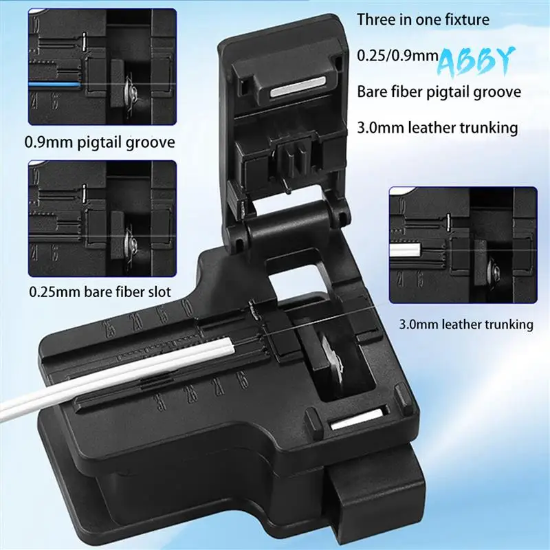 

ABBY-COMPTYCO 5X AUA-X01 FTTH MINI Optical Fiber Cleaver ABS Small High Precision Fiber Cutter Cable Cold Connection Cutting Too