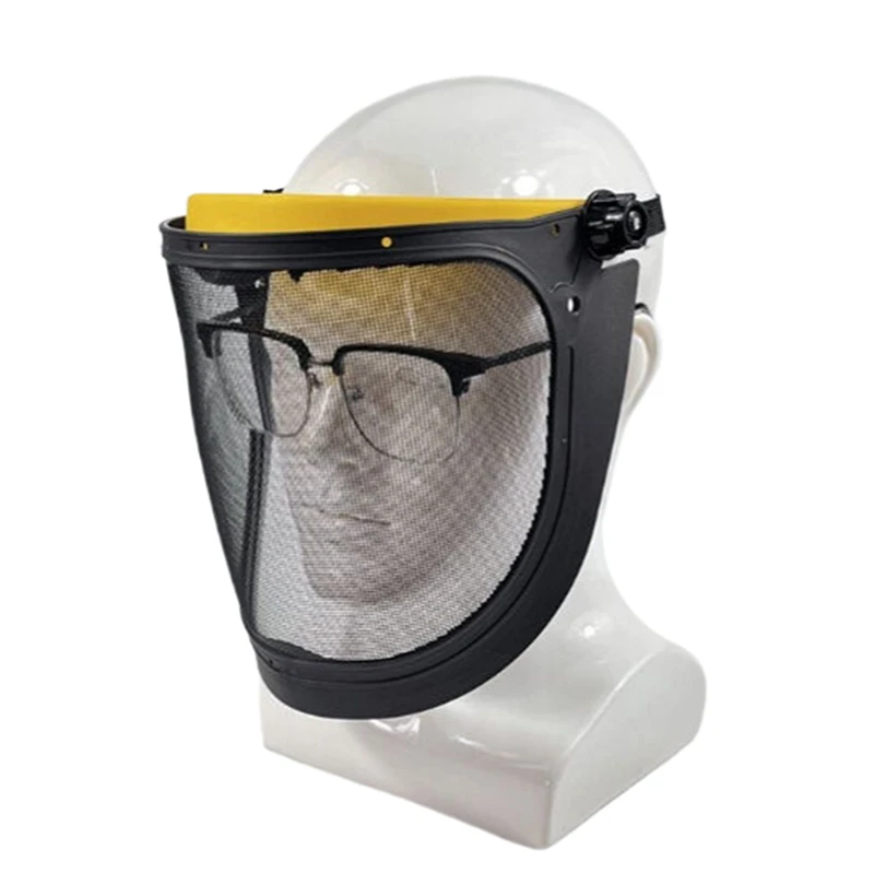 1 Pc Chainsaw Helmet Protector Forestry Safe Face Shield Chainsaw Safe Hard Hats Protective Face Shield For Logging Brush Cutter