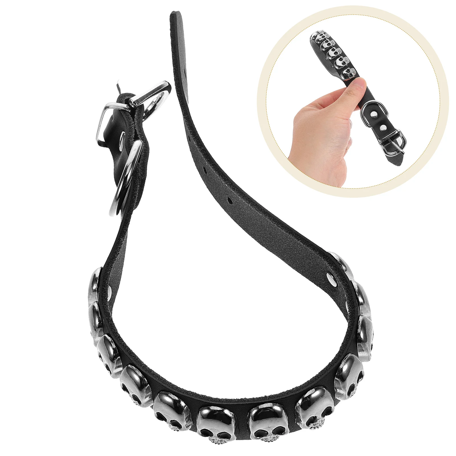 

Pet Collar Dog Neck for Small Dogs Puppy Halloween Collars Puppies Cute Skull Supply
