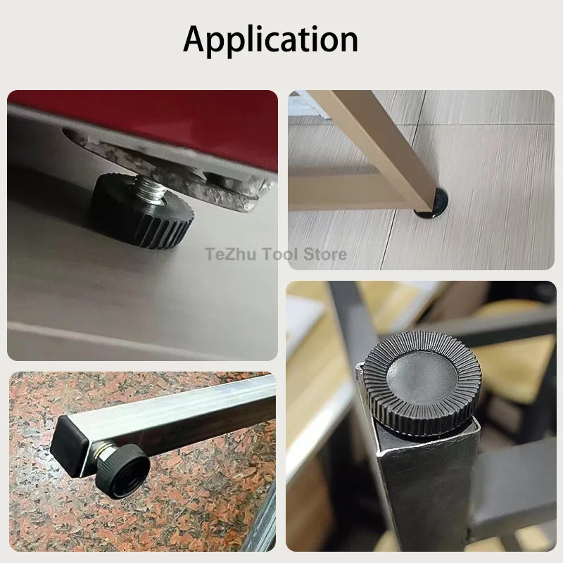 M6 Adjustable Feet, Chair Feet, Table Feet, Foot Adjustment Screws, Furniture Feet Pads, Rack Feet Pads