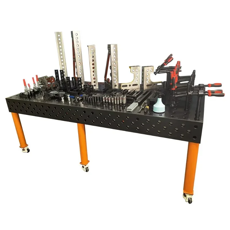 Cast iron three-dimensional flexible fixture casting pig iron positioning robot workbench