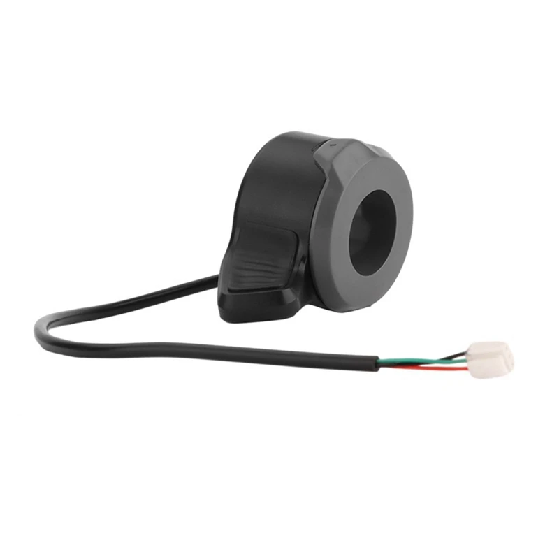 Interruptor de acelerador de patinete eléctrico plegable, acelerador de pulgar de plástico negro, accesorios de acelerador de Scooter, 1 piezas