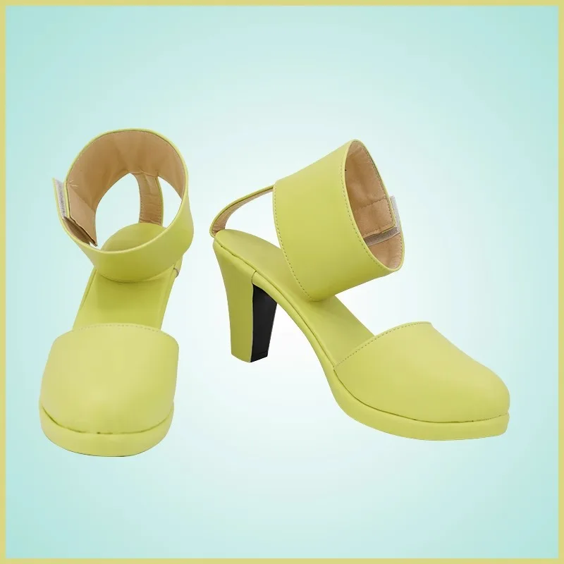 

Карманный костюм Mon Kamitsure Elesa для косплея, зеленые туфли ручной работы