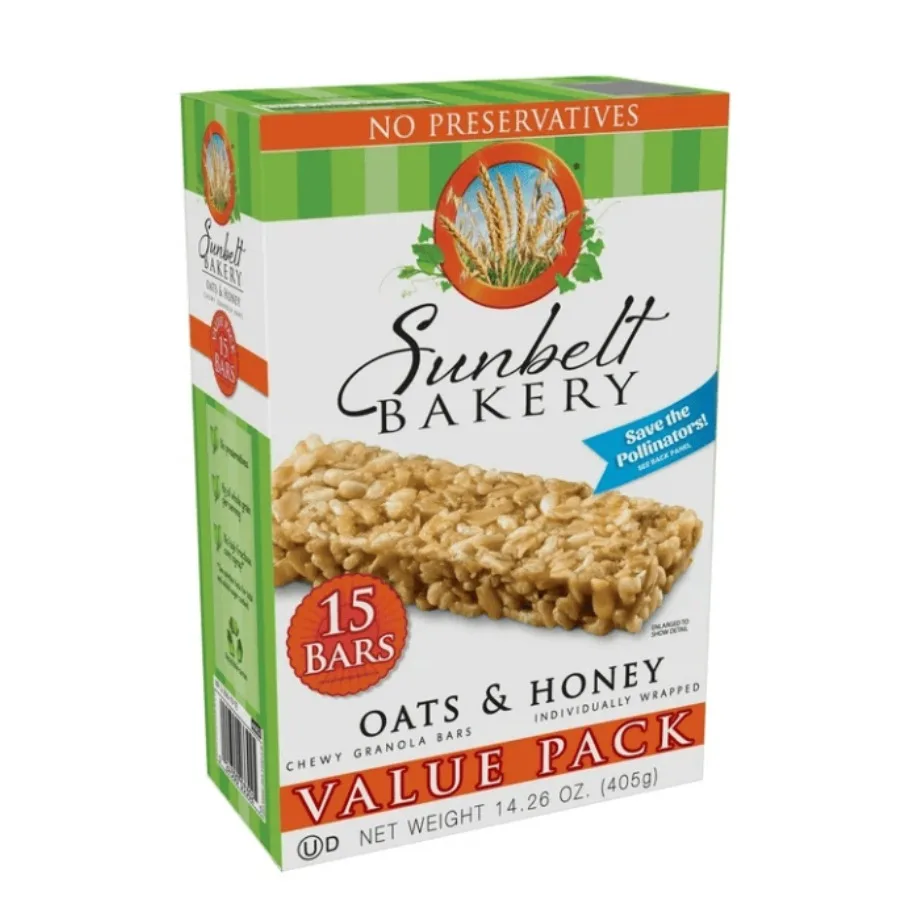 

Sunbelt Bakery Chewy Granola Bars Oats Honey 15 Ct