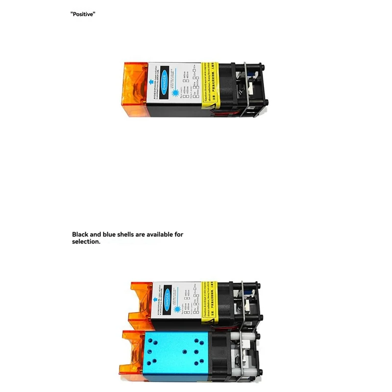 Módulo de enfoque fijo ABDJ, módulo de enfoque fijo 450Nm-455Nm, corte de grabado láser, corte de 12V, placa de madera de 5Mm, modulación PWM