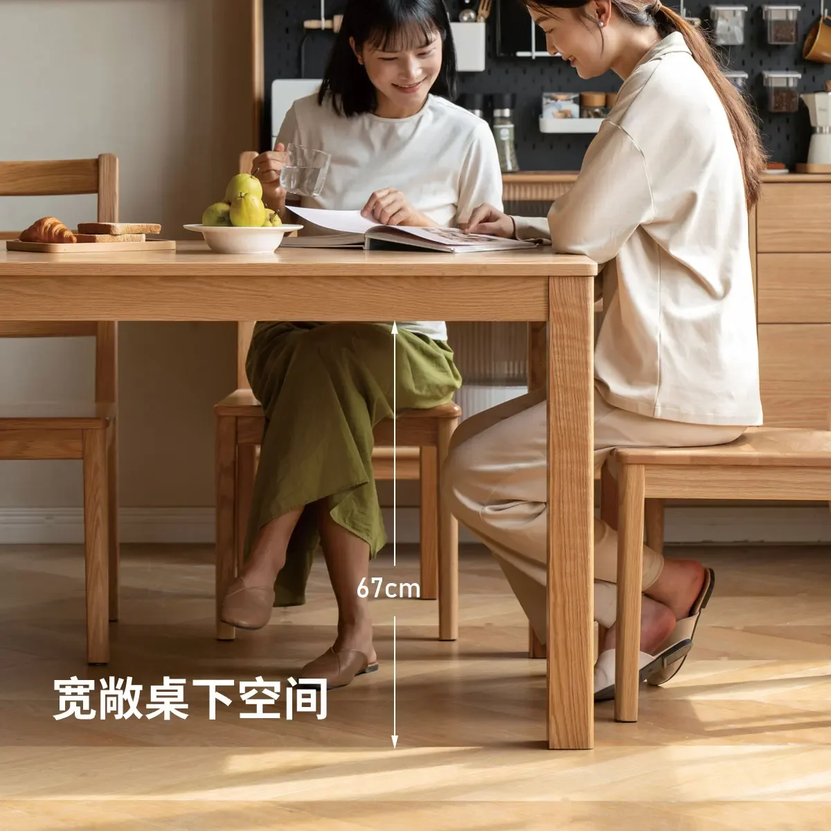 Simples Dining Table Desk, pequeno apartamento, casa