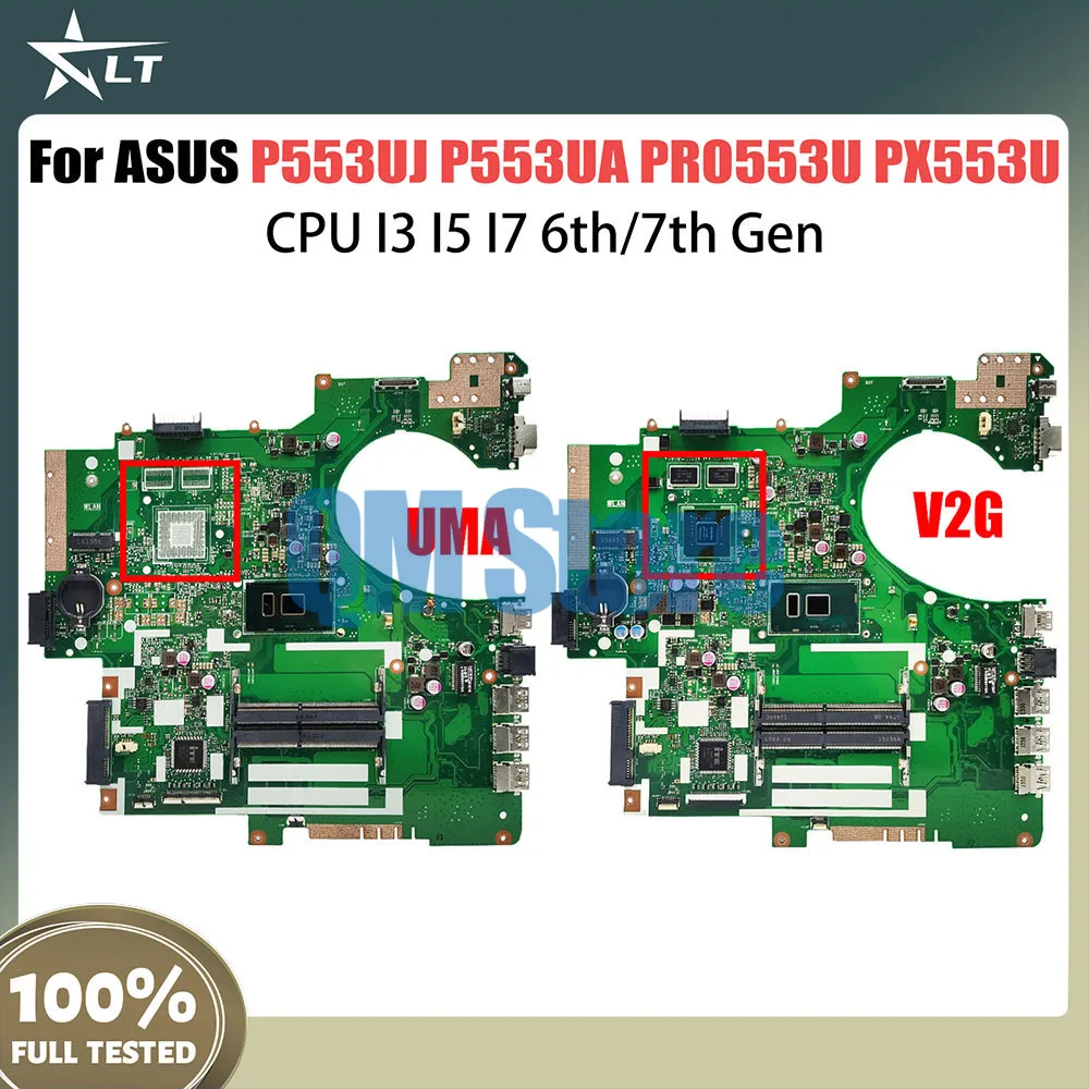 

P553UJ Mainboard For ASUS P553UA PRO553U PX553U P2540UQ P2540U P2540UV P2540UB P2540UA Laptop Motherboard I3 I5 I7 6th 7th Gen