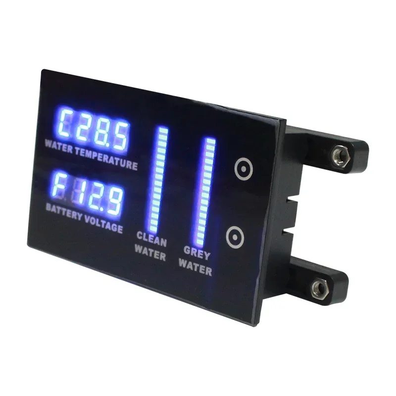 TYTXRV Camper Part Include Voltmeter Water Meter Water Temperature Gauge 2 Way Touch Switch Control Panel Caravan Control Panel