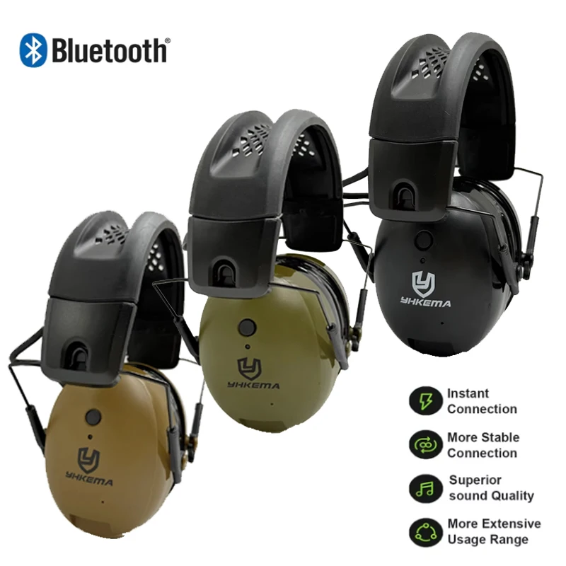 yhkema-bluetooth-noise-headphones-electronic-cancelling-hearing-protection-headset-tactical-ear-protective-earmuffs