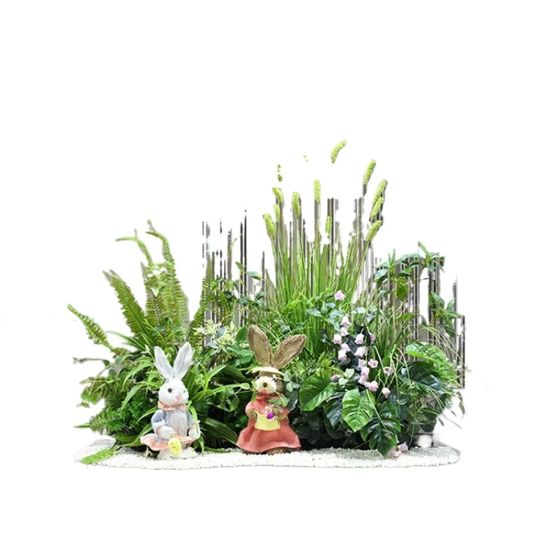 

Small simulated green plant bonsai decoration indoor layout simulated flower