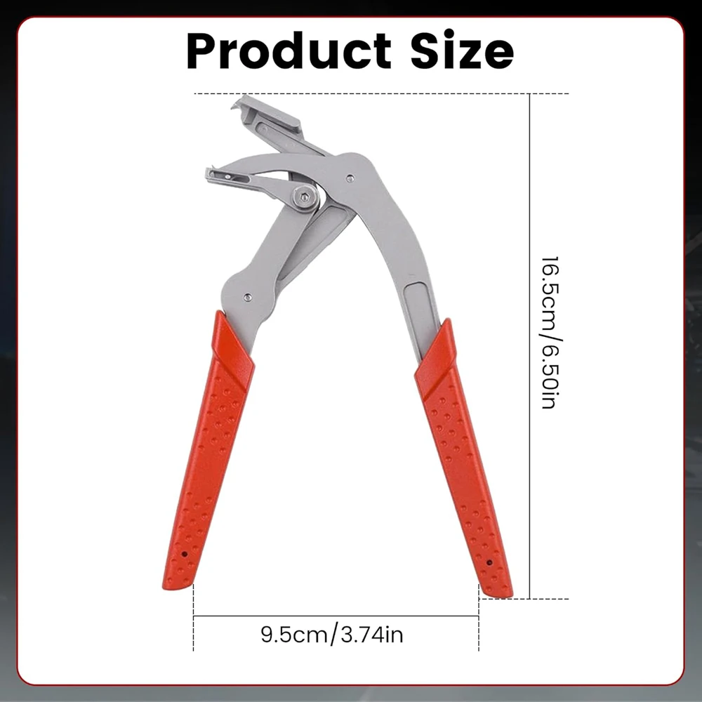 Pinze per la rimozione di clip auto, pinze per clip auto, strumento per la rimozione di rivestimenti e pannelli porta, strumento per la rimozione di clip in plastica per auto senza danni.