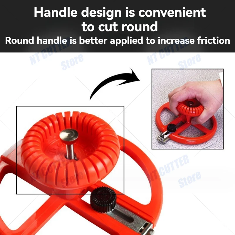 Japanese original NT circular cutting machine C2500P powerful compass knife plexiglass circular knife can cut 3-16CM diameter with two blades