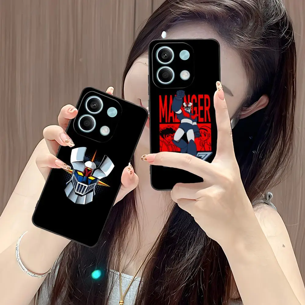 

Anime Mazinger Z Mobile Phone Case for POCO M6 M5 M4 M3 X7 X6 X5 X4 X3 F6 F5 F4 Pro GT 5G Colour Printing Cover Pretty Luxury