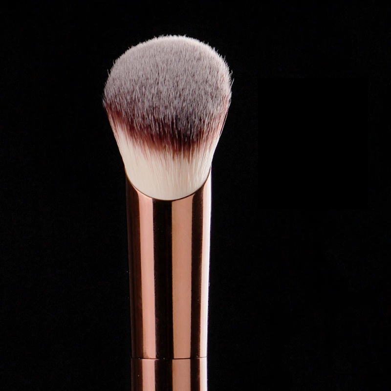 Hourglass Finish-B Makeup Brush Foundation Blush Soft and Skin-friendly Fiber Hair Fashion Design Single Face Brush Metal Handle