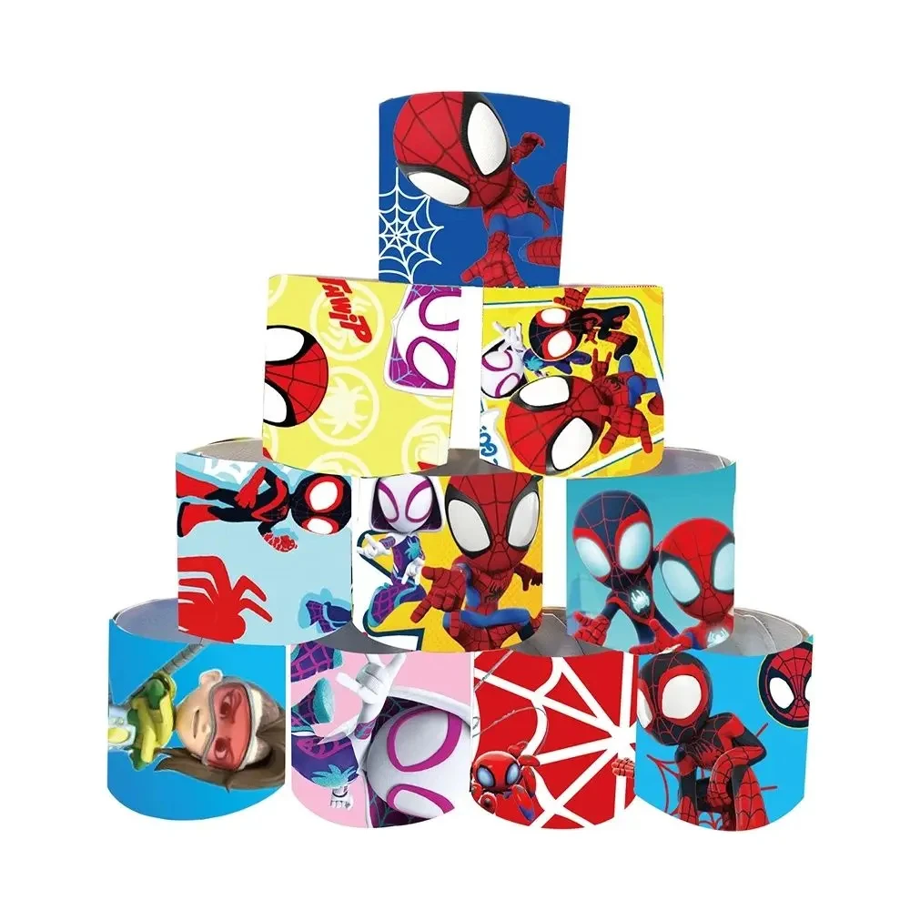 Slap Bracelets Kids Spidey and His Amazing Friends Wristbands Fun BoysParty Favors Classroom Prizes Exchanging Gifts