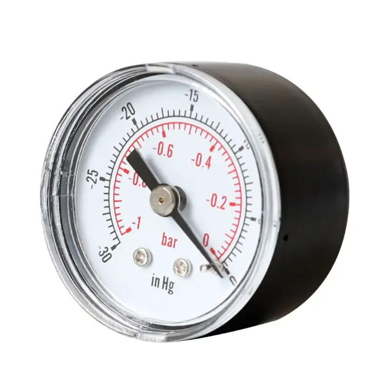 Vacuum Gauge for Oil /Water 40mm 0 30 0 & 1 Bar 1/8