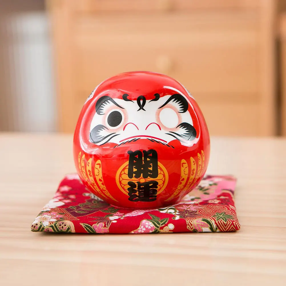 Daruma-Eier, japanische Puppen, Autos, Ornament, japanisches Dekor, Schreibtischschmuck, Porzellanstatue, Dekor, Auto, Daruma, zufälliger Stil, neu