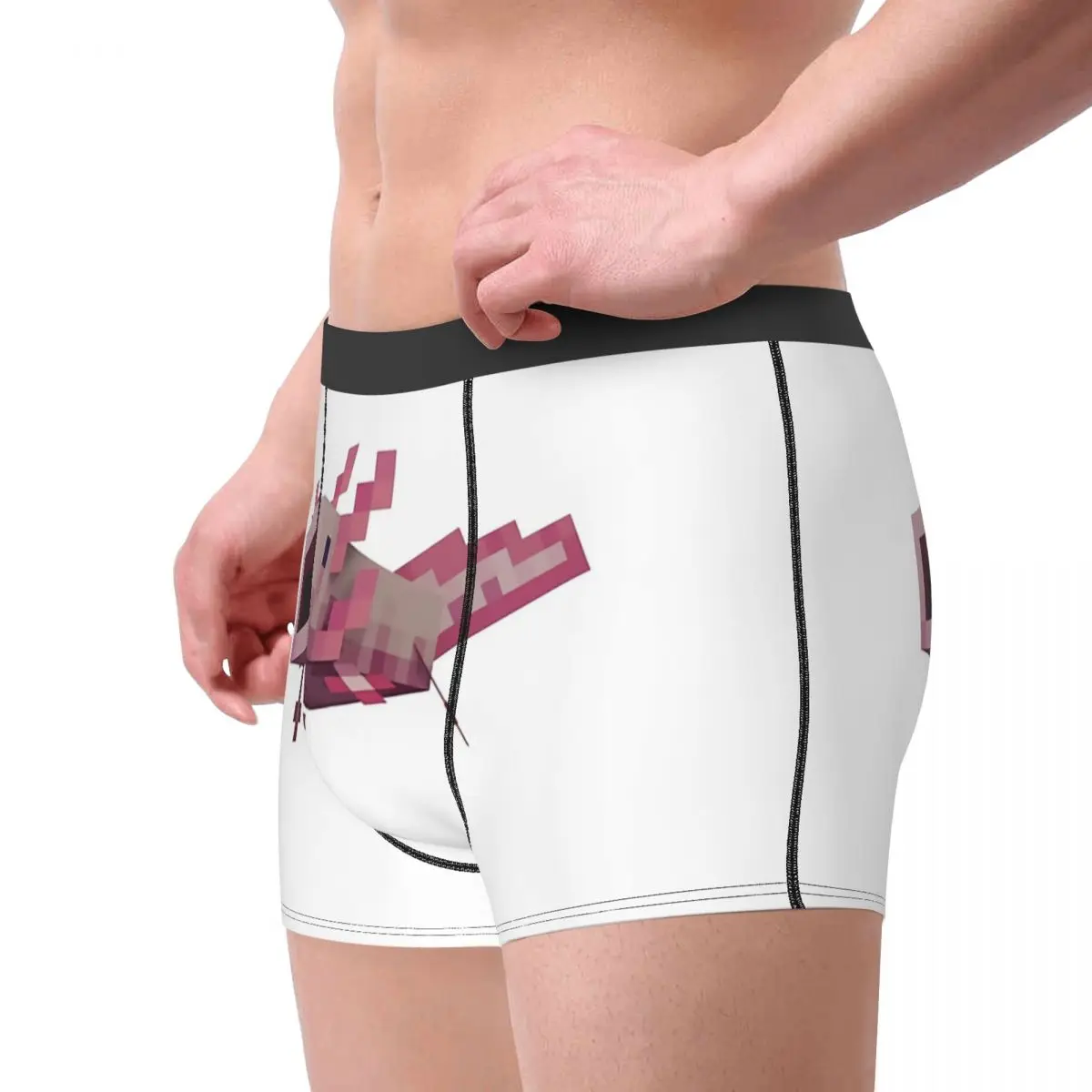 Cute Funny Fish Amazing Ambystoma Mexicanum Axolotl Lover Underpants  Panties Male Underwear Comfortable Shorts Boxer Briefs